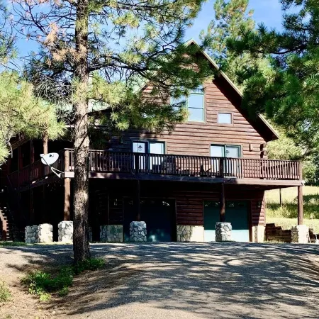 Enjoy Peace & Wildlife- Stunning Log Home w/ Mountain Views!  Pagosa Springs, Co