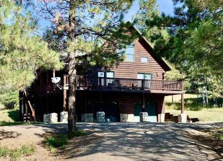 Enjoy Peace & Wildlife- Stunning Log Home w/ Mountain Views!  Pagosa Springs, Co