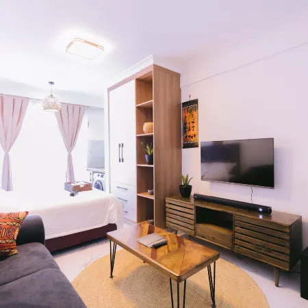 Stylish Studio in Smart Homes Kilimani,Yaya Centre Nairobi,Gym and free parking Отели рядом с достопримечательностью «Торговый центр Yaya Centre»