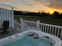 Hot Tub At Sunset View Farm (2 adults and 3 kids)