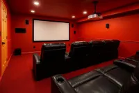 True Log Cabin in the Heart of Poconos with Hot Tub and Movie Theater