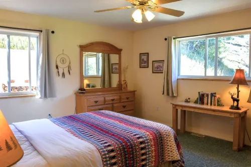 Charming Creekside Escape with Hot Tub and Two Kitchens - Cozy Haven