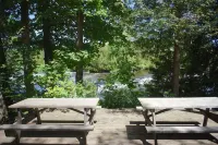 Dedicated Fire Pit and Outdoor Patio - Charming Scenic Retreat Hotel a North Frontenac