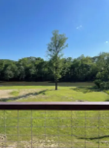 "RIVER TIME" CABIN DIRECTLY ON CADDO RIVER, FLAT YARD