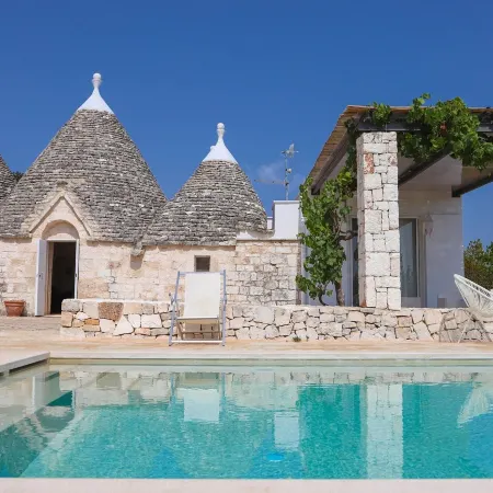 TD Trulli Terralta Panoramic Pool over Countryside