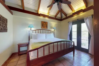 Oceanfront condo with shared pool, sea view, central AC & WiFi - walk to the beach Hotel dekat Placencia Peninsula