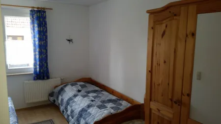 Separate vacation apartment close to the sea (800m) in Wustrow, quiet central location, WLAN