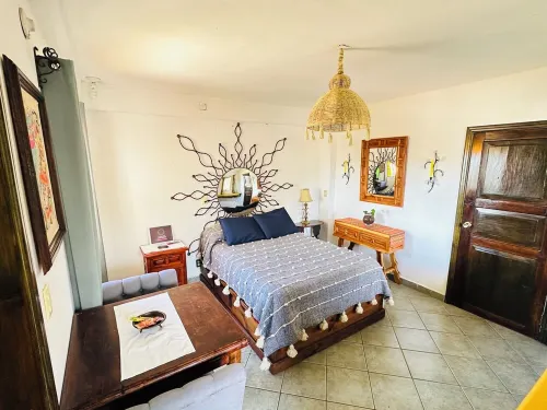 Apartment with kitchenette, garden and panoramic view