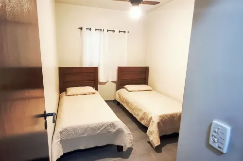 Apartamento Familiar Para 6 Pessoas - 2 Quartos na Praia Grande em Ubatuba