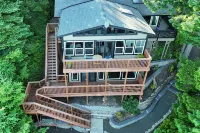 Private Beach at Waterfront Harstine Island Escape - parking