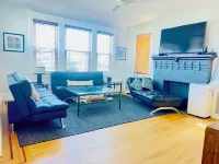 ACROSS from Ventnor BEACH BLOCK! 2 bd -and 2 ba unit  - 8th house from beach.