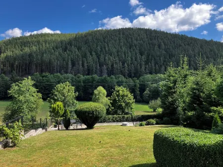 Absolutely quiet location, beautiful view, garden, charging station, table football, darts