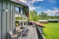 Private Hot Tub Riverfront Escape in Shawano - 3-Star