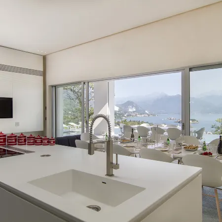 Modern oasis overlooking Lake Maggiore