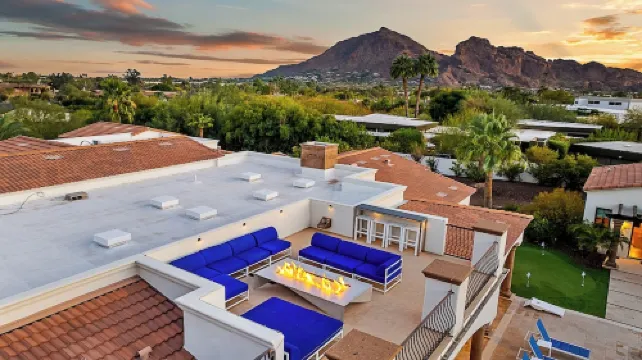 6,000 Sqft Luxurious Mansion w/Heated Pool, Spa, Pickleball & Mountain Views