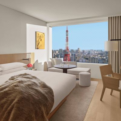 豪華東京塔景特大床房 東京艾迪遜虎門酒店優惠