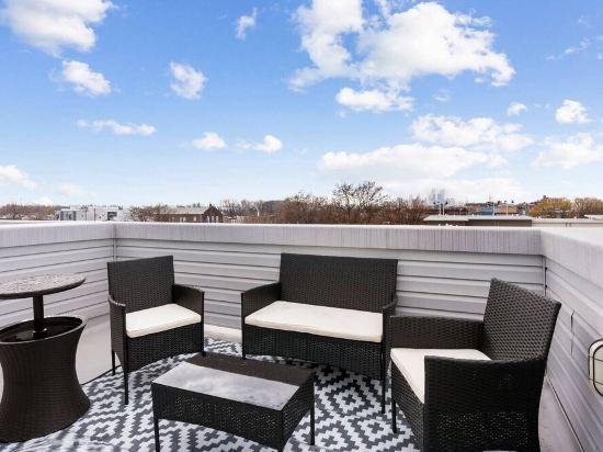 Decadent Philly Home  Ping Pong Roofdeck