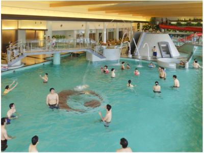 屋内プール 鬼怒川温泉 日光きぬ川ホテル三日月の写真