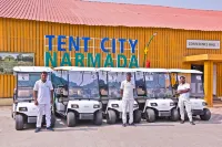 Praveg Tent City Narmada, Statue of Unity - parking