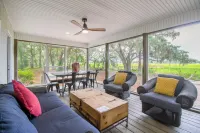 Waterfront, 7 acres; Stunning Home on Coastal Tidal Marsh w/Private Dock