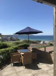 House above the beach sleeps 4 with private parking