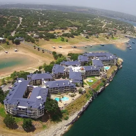 Serene Lake View Villa at Island on Lake Travis