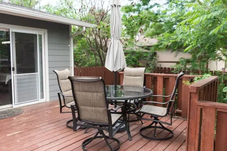 Tranquil 5 bedroom home with large deck and yard