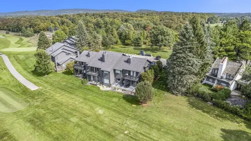 Come cozy up next to the fireplace at our contemporary condo centrally located Hotels in Cleveland Township