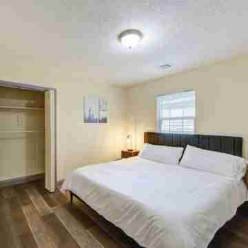 Indoor fireplace with patio and pool table Rooms