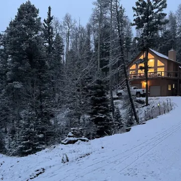 Mountainside Chalet with Views! Private 2 Acres. 4Beds, 3 Baths 2 Master Suites.
