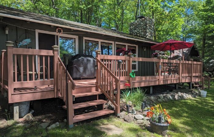 Lake Kawaguesaga! Private Dock! Bikes, Canoe+Kayak Included! August Dates Open!