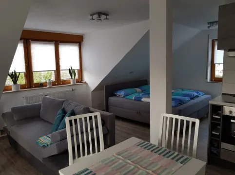 Modern apartment with good transport links near the fair