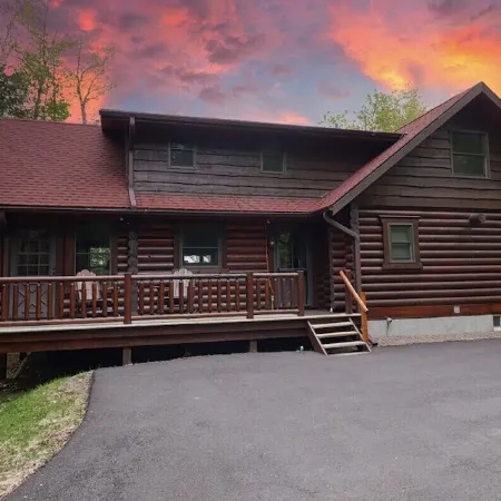 Log Cabin on Lake on 3 Acres of Total Seclusion