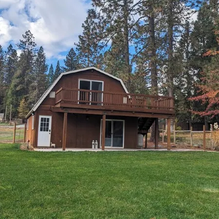 Serene Farmhouse with Pond & Forest View in Beautiful Grass Valley
