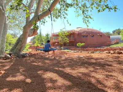 The Uzu Dome, Sedona architectural master piece on the vortex