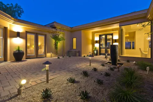 Stunning Contemporary Estate on PGA West w/Spectacular Lake Views Pool & Spa