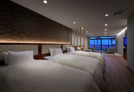 다테야마 시사이드 호텔에서 바라본 해변 전경