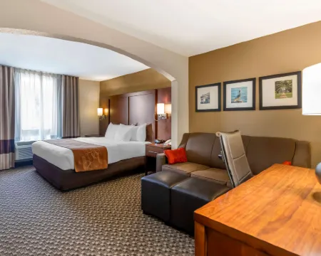 巴吞魯日艾倫港舒適套房酒店 西巴吞魯日縣酒店