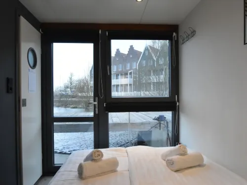 Boat in Volendam Near Marina Museum