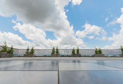 찬타부리 호텔의 야외 테라스