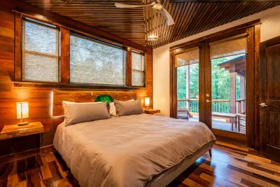Ultimate Group Getaway: Modern Cabin w/ Hot Tub, Foosball, Playset & Arcade