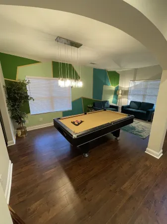 Beautifully decorated modern home with lots of space.