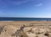 Coastal Plum Island Cottage Steps From Beach