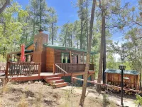 Rustic 2 Bedroom Cabin 1 in a Peaceful Forest!
