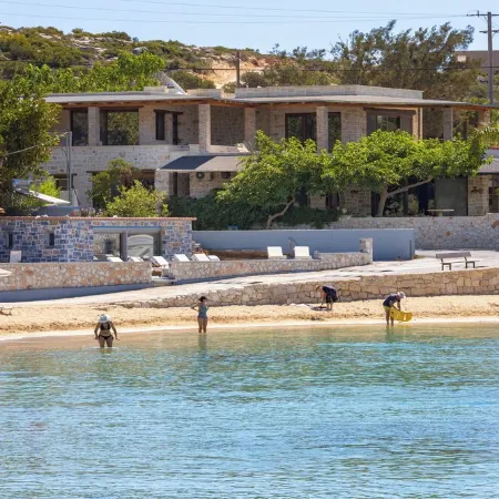 Villa Minoa Just Next to the Beach, with Surprising Sea and Mountain Views