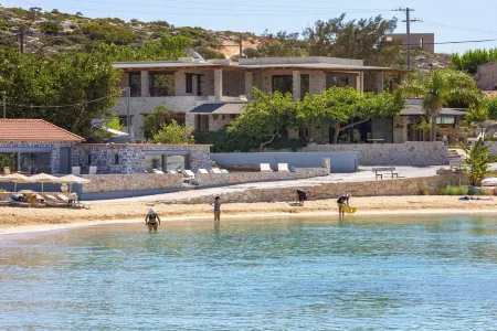 Villa Minoa With Small Private Beach And Surprising Sea and Mountain Views