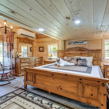 On-Site Creek Access Pet-Friendly Cosby Cabin!