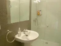 Accommodation on harbor and beach with mountain views