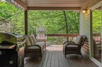 Tawny and Peaceful Game Room Firepit PatioDeck Workspace