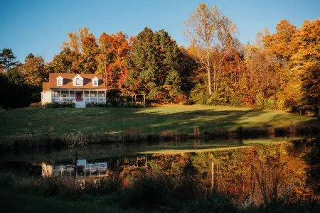 Spacious Group Stay-Pond Retreat, Fishing & Wineries Near Cville & SNP